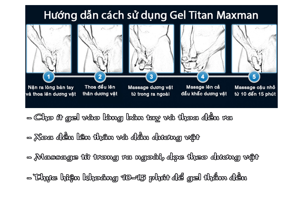 Cách sử dụng titan gel