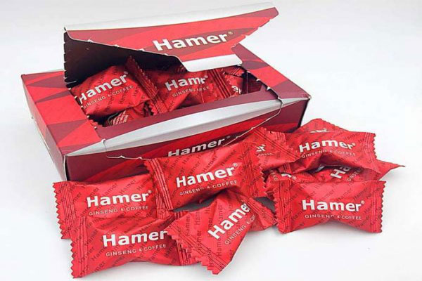 Kẹo Sâm tăng sinh lý Hamer có tên gọi đầy đủ là Hamer Ginseng & Coffee
